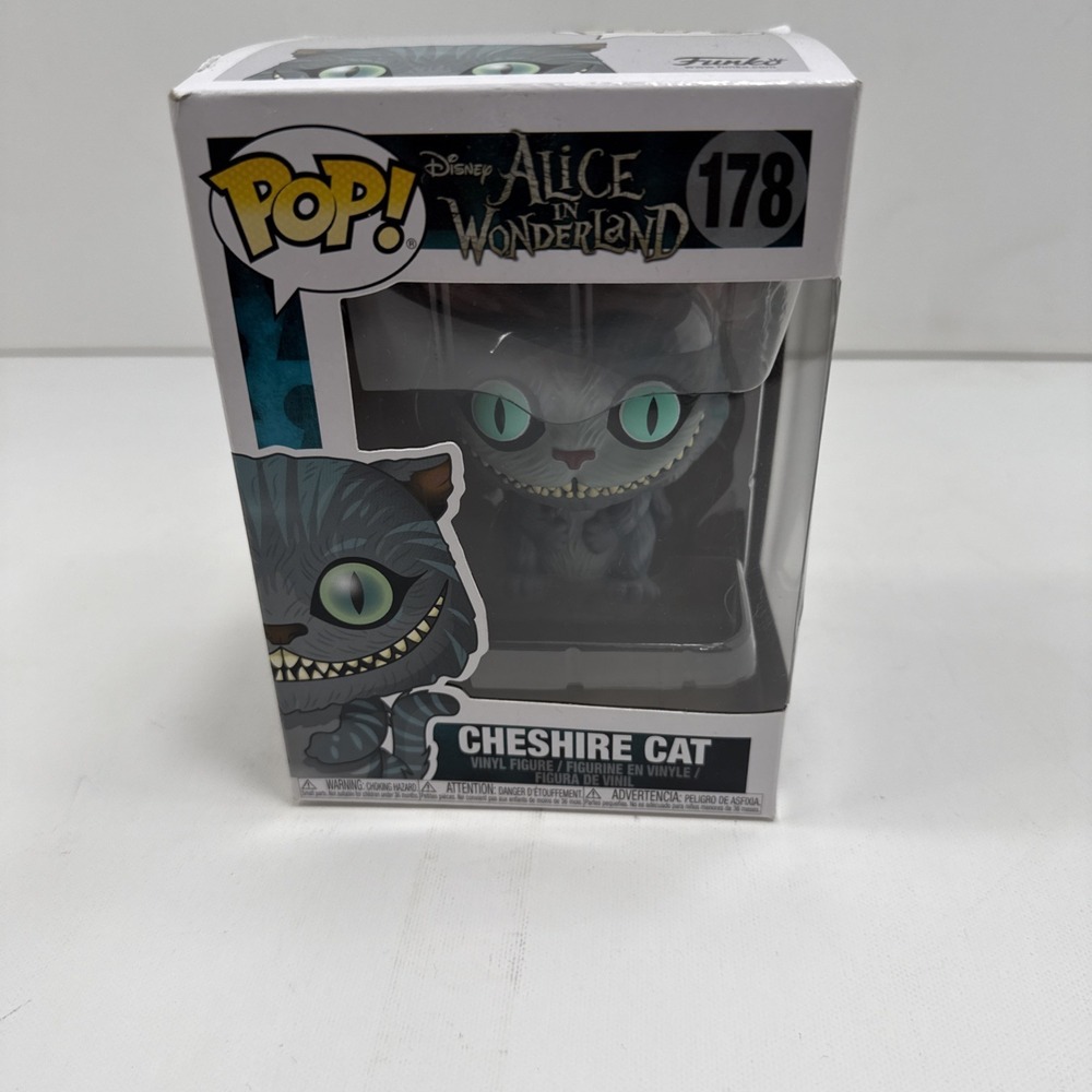 Funko Pop! Disney Alice in Wonderland Cheshire Cat #178 Vinyl Figure - Brand New